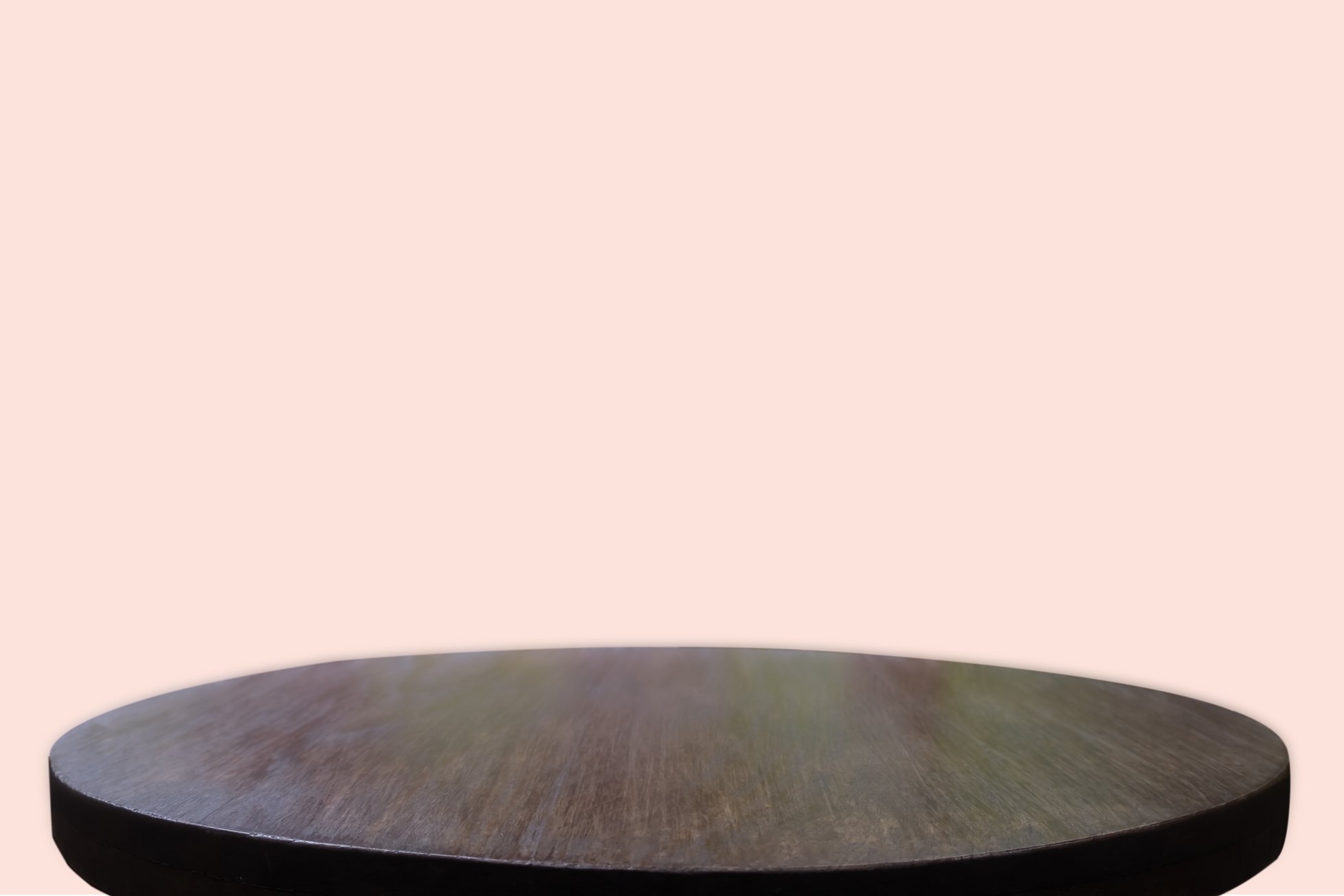 Empty Wooden Table on Pastel Background